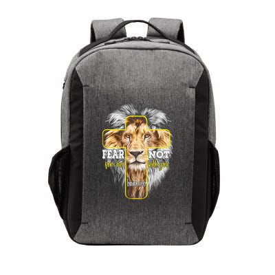 Christian Religious Bible Verse Sayings Lion Fear Scripture Vector Backpack