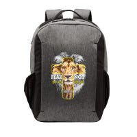 Christian Religious Bible Verse Sayings Lion Fear Scripture Vector Backpack