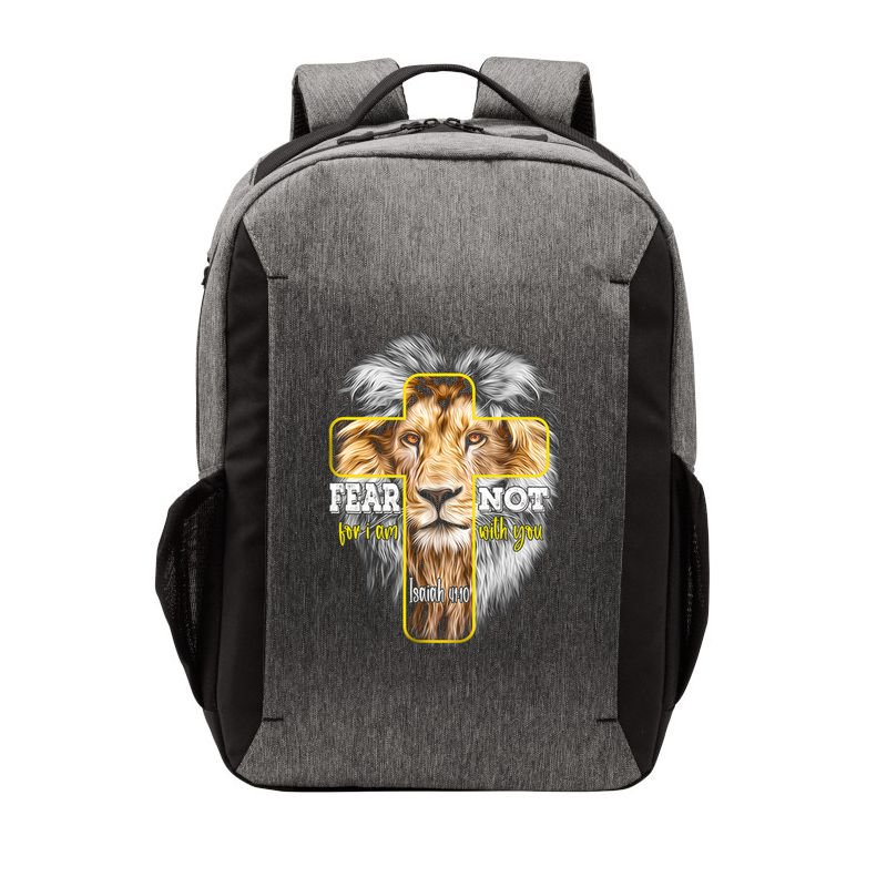 Christian Religious Bible Verse Sayings Lion Fear Scripture Vector Backpack