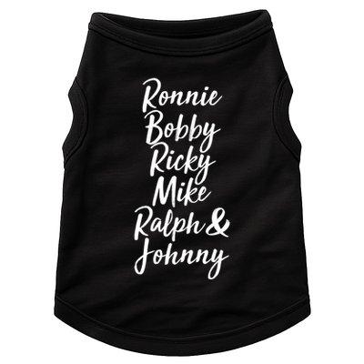 Cool Ronnie Bobby Ricky Mike Ralph And Johnny Doggie Tank
