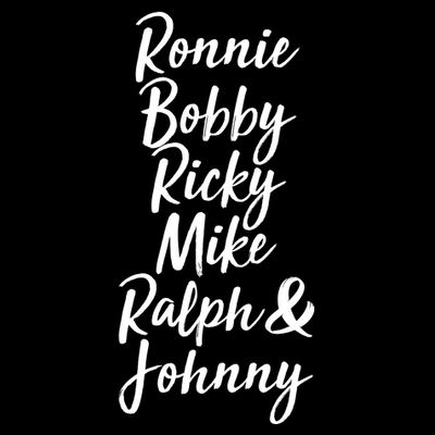 Cool Ronnie Bobby Ricky Mike Ralph And Johnny T-Shirt