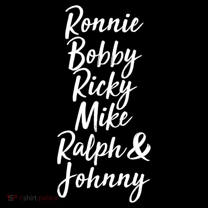 Cool Ronnie Bobby Ricky Mike Ralph And Johnny City Backpack