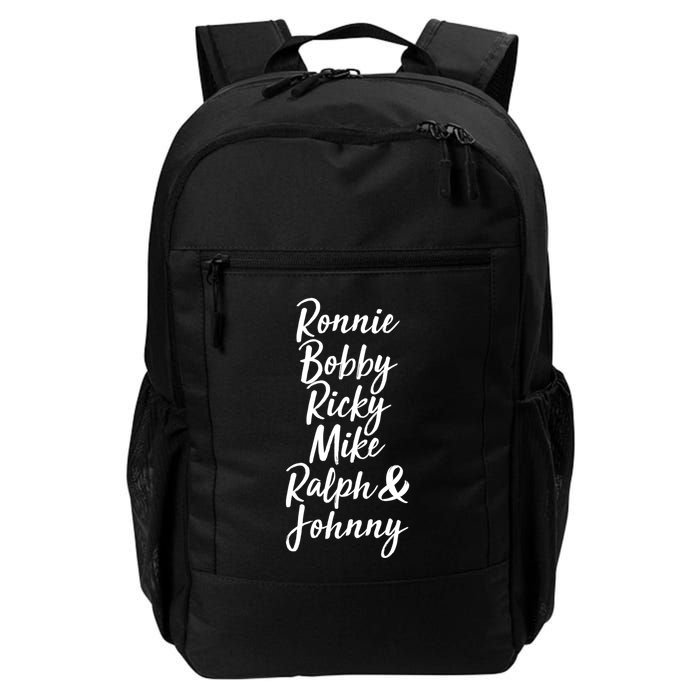 Cool Ronnie Bobby Ricky Mike Ralph And Johnny Backpack