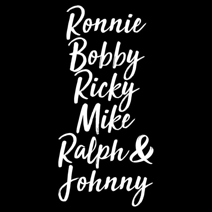 Cool Ronnie Bobby Ricky Mike Ralph And Johnny 16 in Basic Backpack