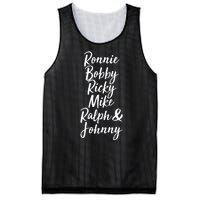 Cool Ronnie Bobby Ricky Mike Ralph And Johnny Mesh Reversible Basketball Jersey Tank