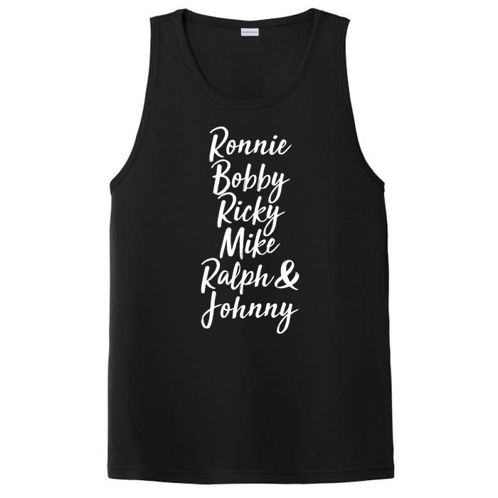 Cool Ronnie Bobby Ricky Mike Ralph And Johnny PosiCharge Competitor Tank