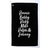 Cool Ronnie Bobby Ricky Mike Ralph And Johnny Golf Towel