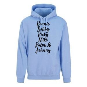 Cool Ronnie Bobby Ricky Mike Ralph And Johnny Unisex Surf Hoodie