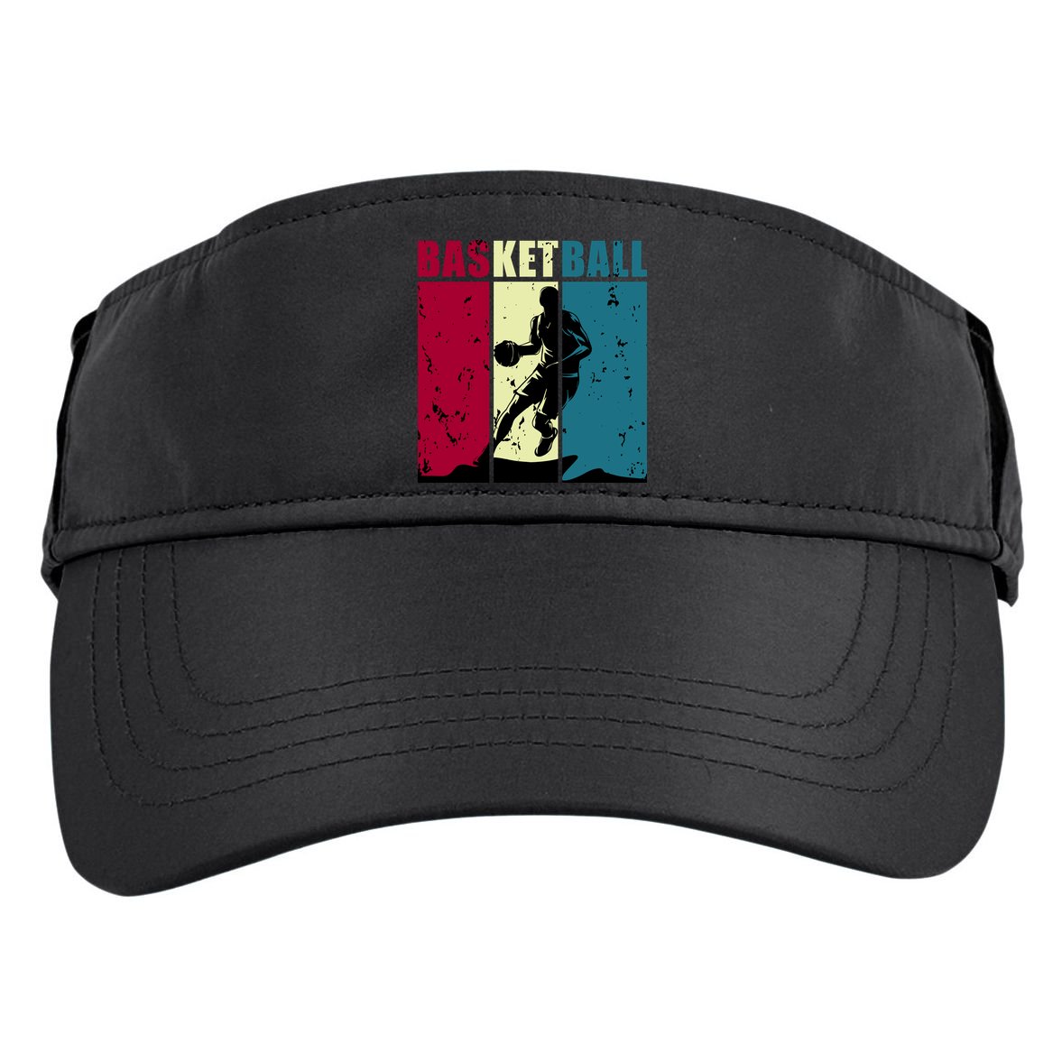 Classic Retro Basketball Adult Drive Performance Visor