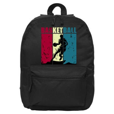 Classic Retro Basketball 16 in Basic Backpack