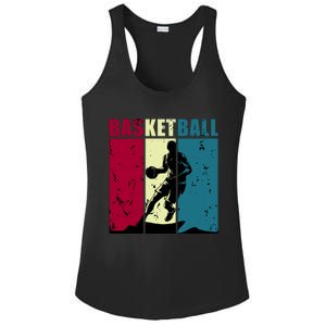 Classic Retro Basketball Ladies PosiCharge Competitor Racerback Tank