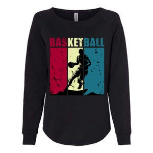 Classic Retro Basketball Womens California Wash Sweatshirt