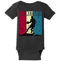 Classic Retro Basketball Baby Bodysuit