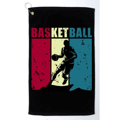 Classic Retro Basketball Golf Towel