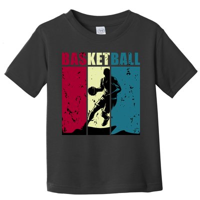 Classic Retro Basketball Toddler T-Shirt