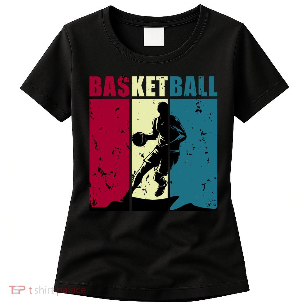 Classic Retro Basketball Womens T-Shirt