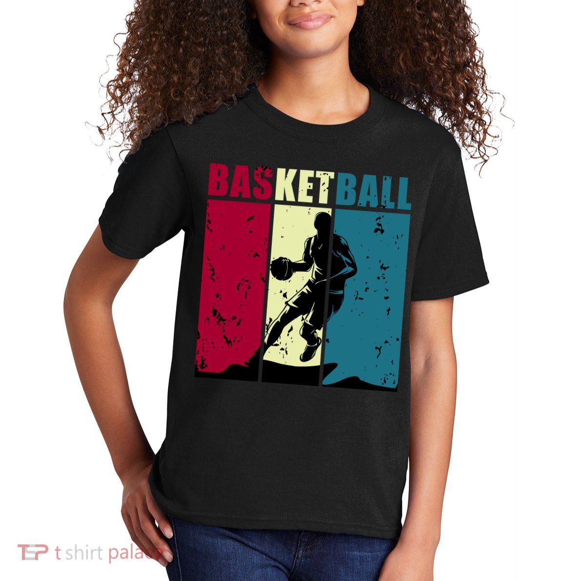 Classic Retro Basketball Kids T-Shirt