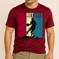 Classic Retro Basketball Cooling Performance Crew T-Shirt