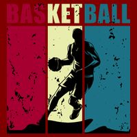 Classic Retro Basketball Cooling Performance Crew T-Shirt