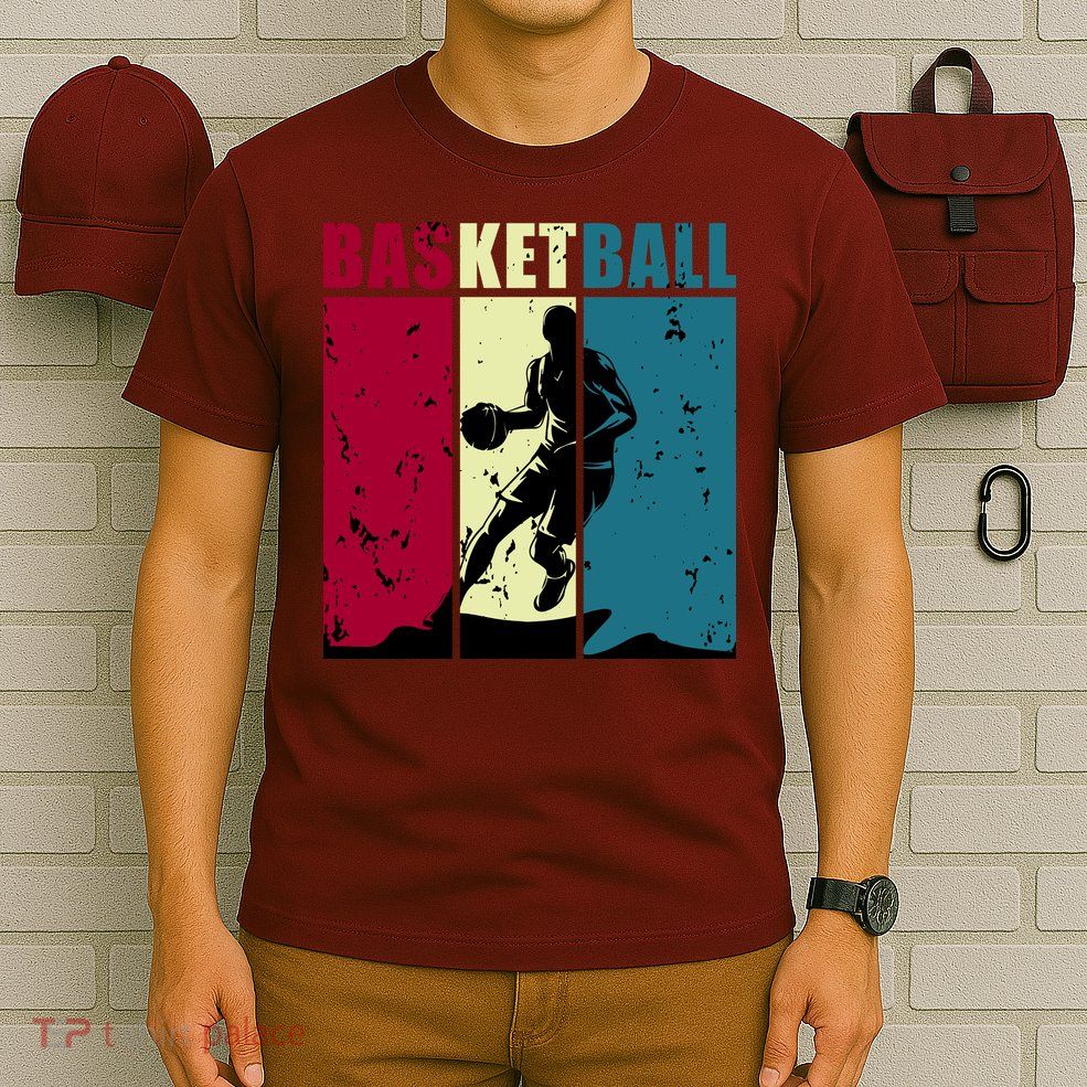 Classic Retro Basketball T-Shirt