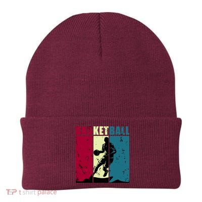Classic Retro Basketball Knit Cap Winter Beanie