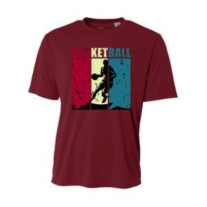 Classic Retro Basketball Youth Performance Sprint T-Shirt