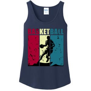 Classic Retro Basketball Ladies Essential Tank