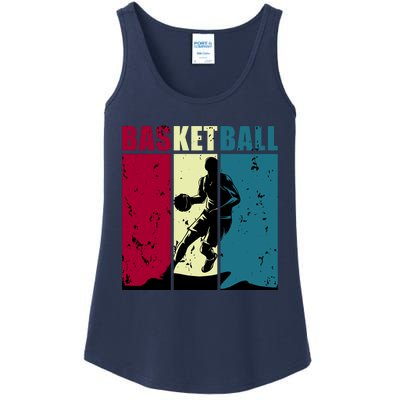 Classic Retro Basketball Ladies Essential Tank