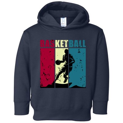 Classic Retro Basketball Toddler Hoodie