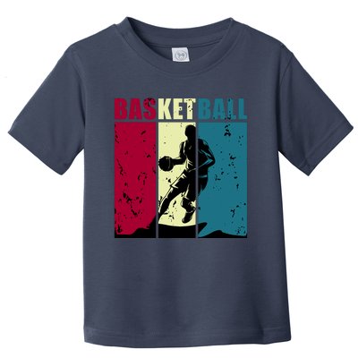 Classic Retro Basketball Toddler T-Shirt