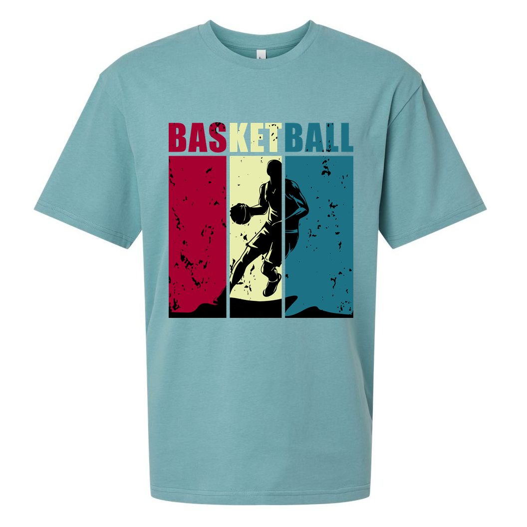 Classic Retro Basketball Sueded Cloud Jersey T-Shirt