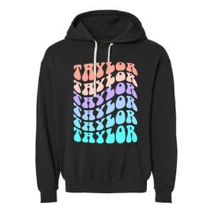 Customizable Retro Birthday Gift Garment-Dyed Fleece Hoodie