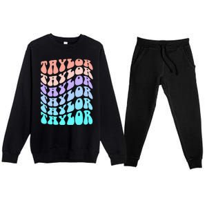 Customizable Retro Birthday Gift Premium Crewneck Sweatsuit Set