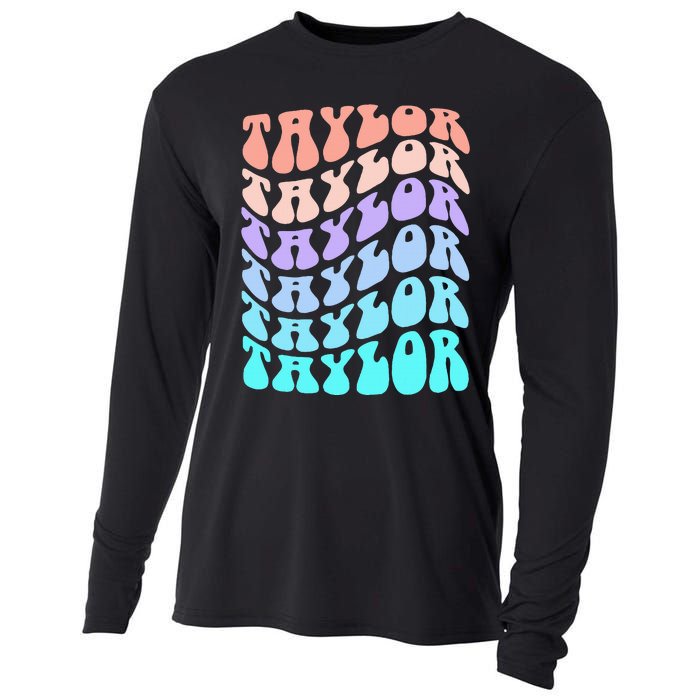 Customizable Retro Birthday Gift Cooling Performance Long Sleeve Crew