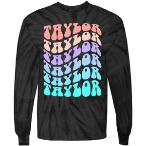 Customizable Retro Birthday Gift Tie-Dye Long Sleeve Shirt