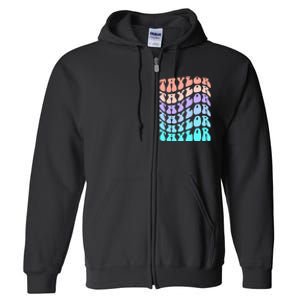 Customizable Retro Birthday Gift Full Zip Hoodie