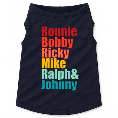 Cool Ronnie Bobby Ricky Mike Ralph And Johnny Doggie Tank
