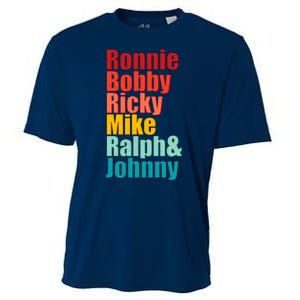 Cool Ronnie Bobby Ricky Mike Ralph And Johnny Cooling Performance Crew T-Shirt