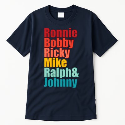 Cool Ronnie Bobby Ricky Mike Ralph And Johnny Tall T-Shirt