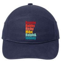 Cool Ronnie Bobby Ricky Mike Ralph And Johnny 7-Panel Snapback Hat
