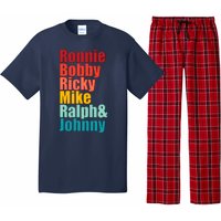 Cool Ronnie Bobby Ricky Mike Ralph And Johnny Pajama Set