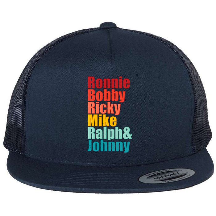 Cool Ronnie Bobby Ricky Mike Ralph And Johnny Flatbill Hat