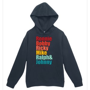 Cool Ronnie Bobby Ricky Mike Ralph And Johnny Urban Pullover Hoodie