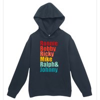 Cool Ronnie Bobby Ricky Mike Ralph And Johnny Urban Pullover Hoodie