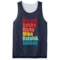 Cool Ronnie Bobby Ricky Mike Ralph And Johnny Mesh Reversible Basketball Jersey Tank