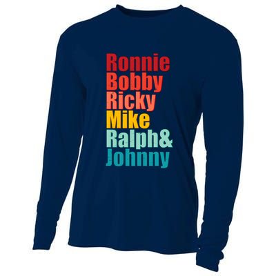 Cool Ronnie Bobby Ricky Mike Ralph And Johnny Cooling Performance Long Sleeve Crew