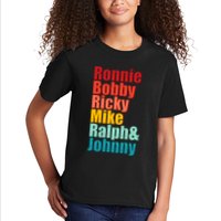 Cool Ronnie Bobby Ricky Mike Ralph And Johnny Kids T-Shirt