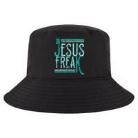 Christian Religious Bible Jesus Freak Distressed Cool Comfort Performance Bucket Hat