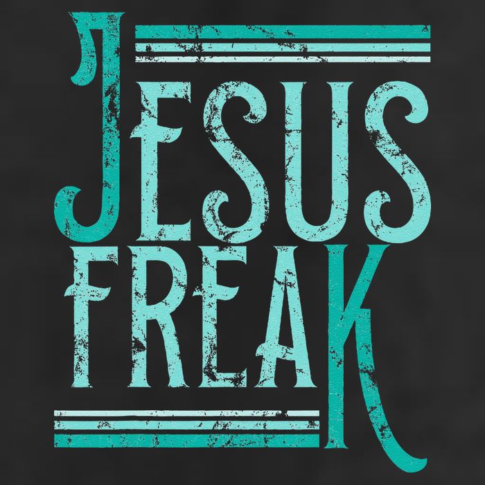 Christian Religious Bible Jesus Freak Distressed Cool Comfort Performance Bucket Hat