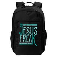 Christian Religious Bible Jesus Freak Distressed Backpack